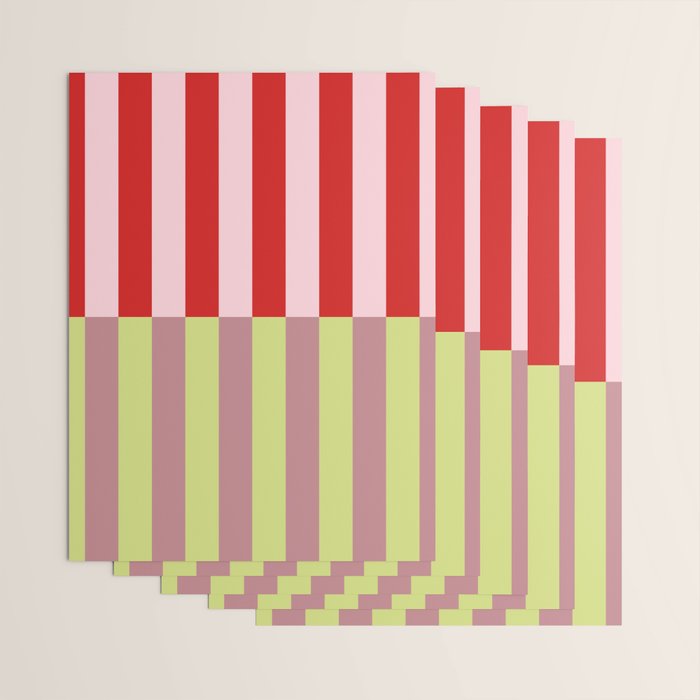 Bold colors stripes design Wrapping Paper Gallery Image 3