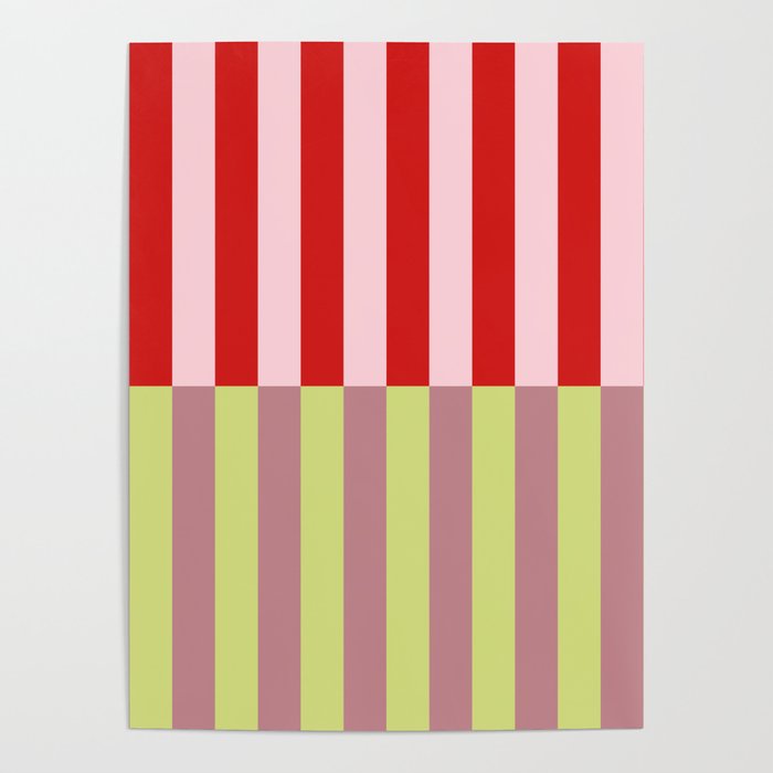 Bold colors stripes design Poster Gallery Image 4