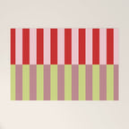 Bold colors stripes design Welcome Mat Gallery Image 1