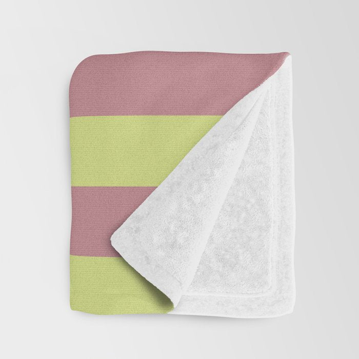 Bold colors stripes design Throw Blanket Gallery Image 3