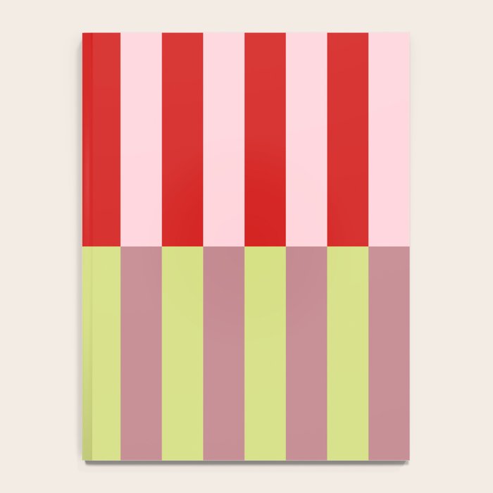 Bold colors stripes design Notebook Gallery Image 4