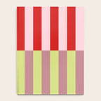 Bold colors stripes design Notebook Gallery Image 4