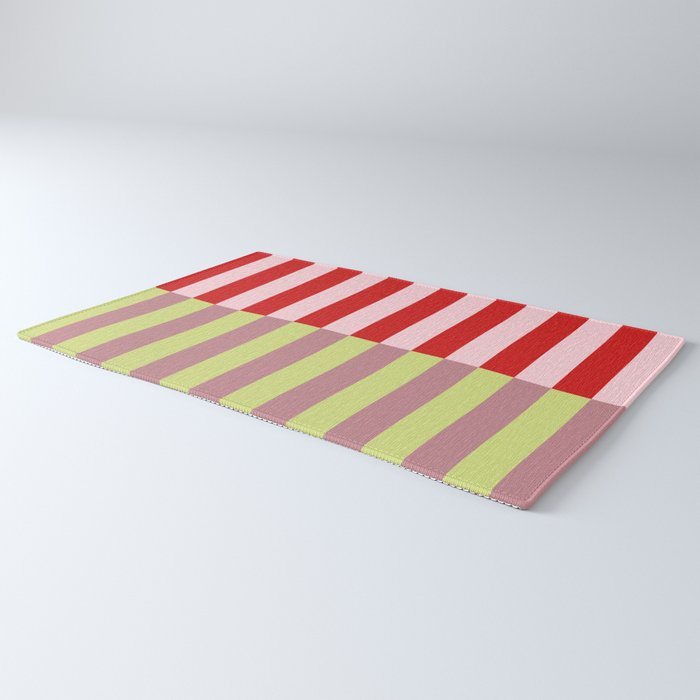 Bold colors stripes design Rug Gallery Image 3