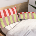 Bold colors stripes design Pillow Sham Gallery Image 2