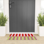 Bold colors stripes design Welcome Mat Gallery Image 3