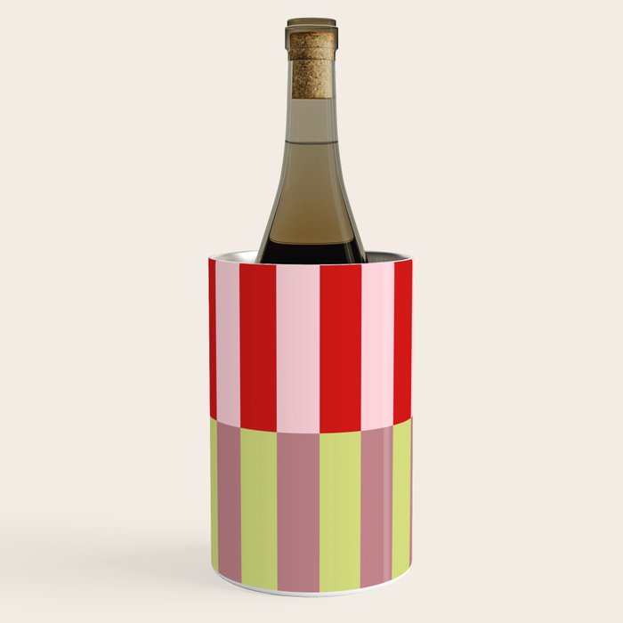 Bold colors stripes design Wine Chiller Gallery Image 3