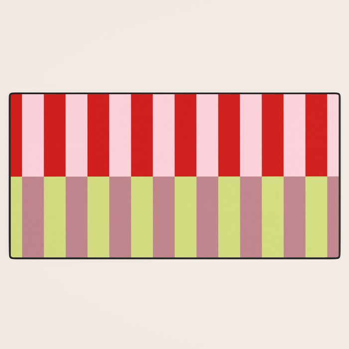Bold colors stripes design Desk Mat Gallery Image 3