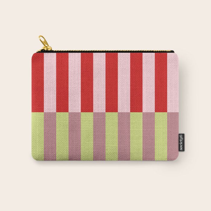 Bold colors stripes design Carry All Pouch Gallery Image 1