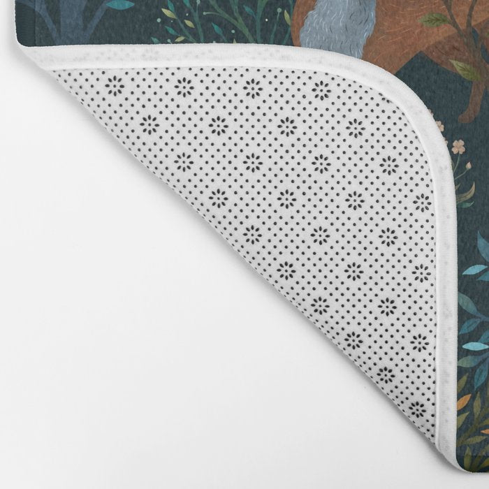 Forest Foxes Bath Mat Gallery Image 2