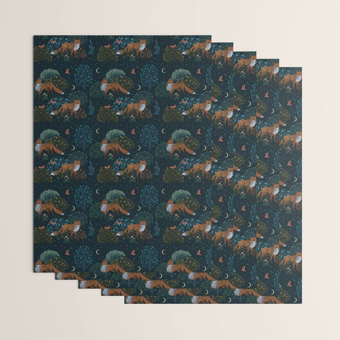 Forest Foxes Wrapping Paper Gallery Image 3