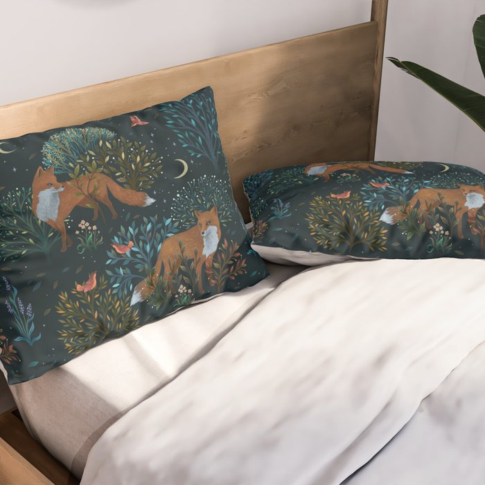 Forest Foxes Pillow Sham Gallery Image 2
