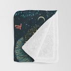 Forest Foxes Throw Blanket Gallery Image 3