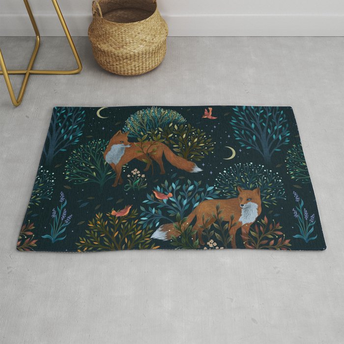 Forest Foxes Rug Gallery Image 1