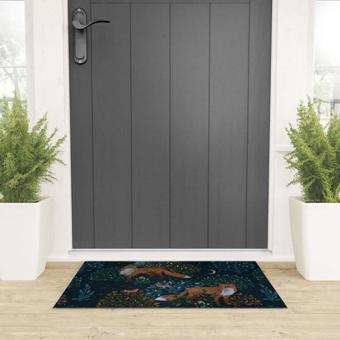 Forest Foxes Welcome Mat Gallery Image 3