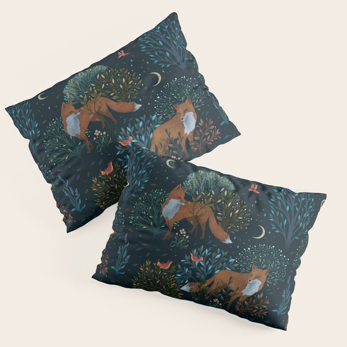 Forest Foxes Pillow Sham Gallery Image 1