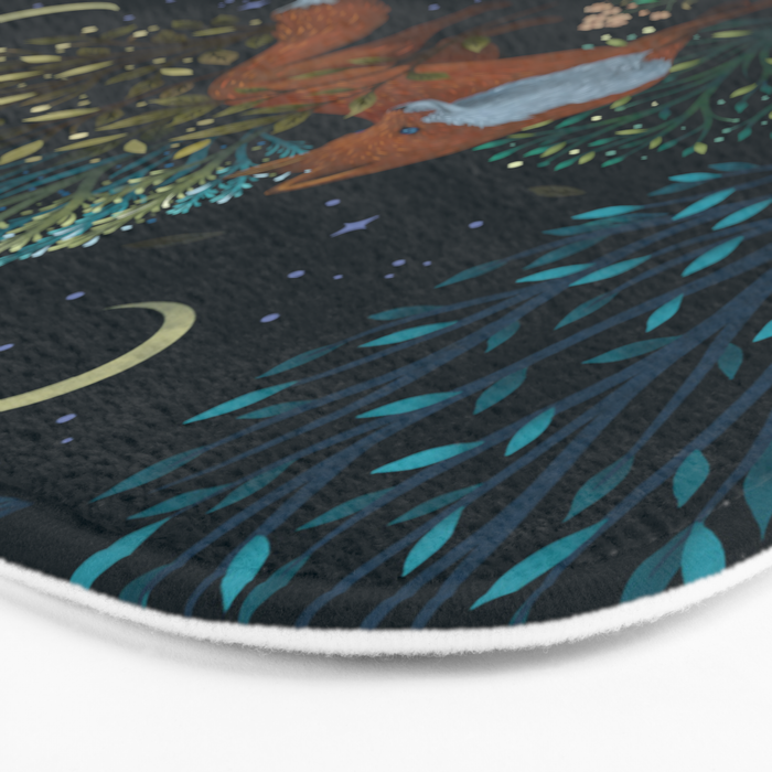 Forest Foxes Bath Mat Gallery Image 3