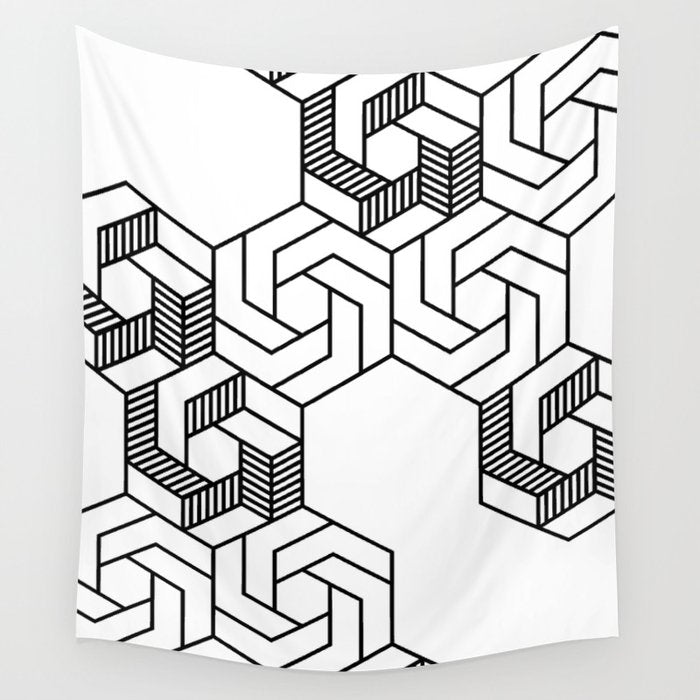 Hex 601 Wall Tapestry Gallery Image 4