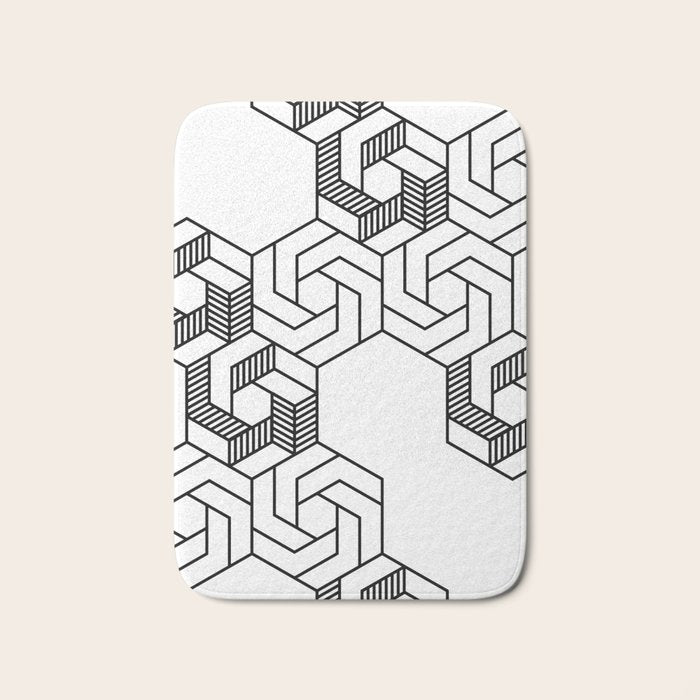 Hex 601 Bath Mat Gallery Image 1