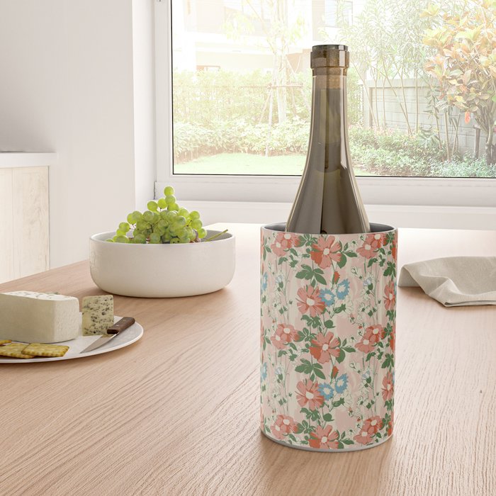 Botanical Nostalgia Hand Painted Wine Chiller Gallery Image 4