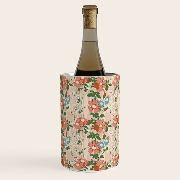 Botanical Nostalgia Hand Painted Wine Chiller Gallery Image 2