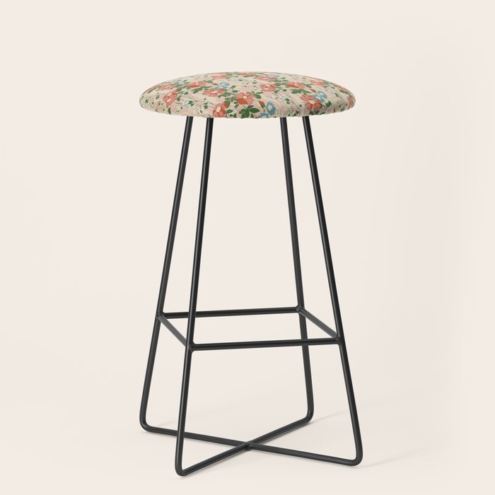 Botanical Nostalgia Hand Painted Stool Gallery Image 1
