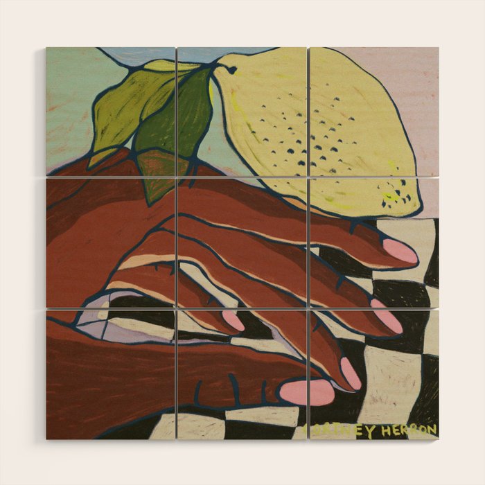 Lemon Squeeze Wood Wall Art Gallery Image 1