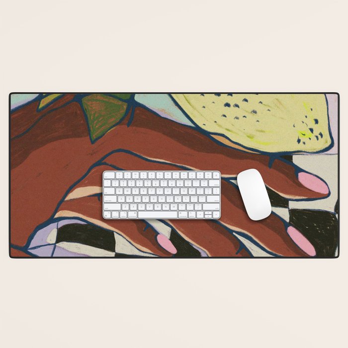 Lemon Squeeze Desk Mat Gallery Image 1