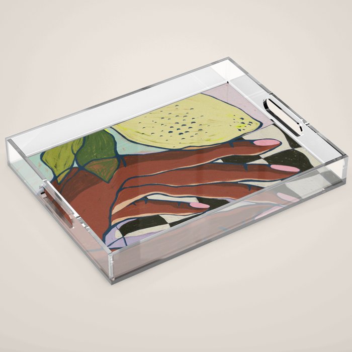 Lemon Squeeze Acrylic Tray Gallery Image 1