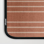 Geometric Art, Colorful Stripes, Terracotta Laptop Sleeve Gallery Image 3
