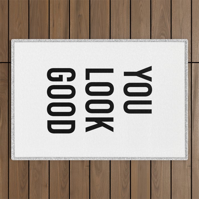 You look good  Outdoor Rug Gallery Image 1