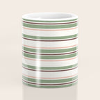 Daybed Stripe Ivory Green Multi Coffee Mug Gallery Image 4