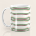 Daybed Stripe Ivory Green Multi Coffee Mug Gallery Image 3