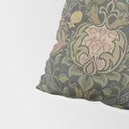 William Morris Granada Pomegranate Green  Pillow Sham Gallery Image 4
