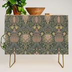 William Morris Granada Pomegranate Green  Credenza Gallery Image 1