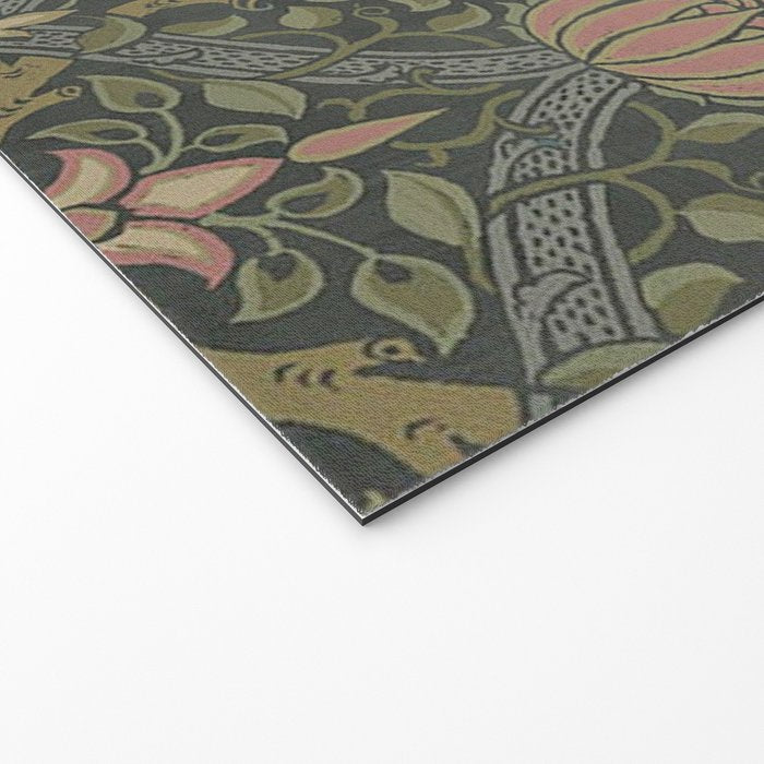 William Morris Granada Pomegranate Green  Welcome Mat Gallery Image 2