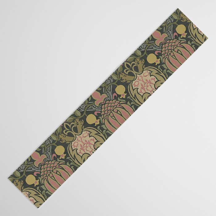 William Morris Granada Pomegranate Green  Table Runner Gallery Image 3