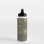 William Morris Granada Pomegranate Green  Water Bottle Gallery Image 3