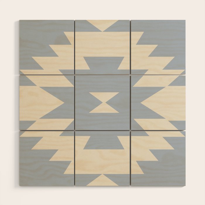 Southwestern Minimalism - Sky Blue Wood Wall Art Gallery Image 1