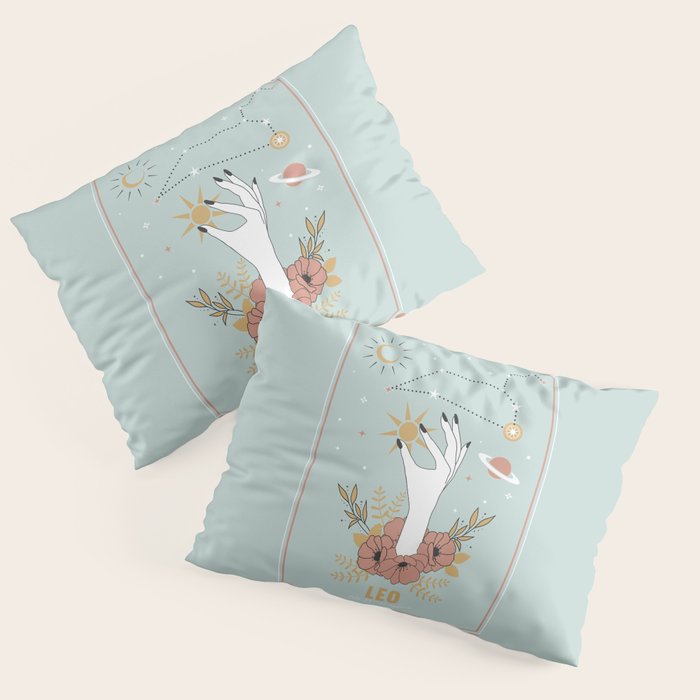 Leo Zodiac Series Pillow Sham Gallery Image 1