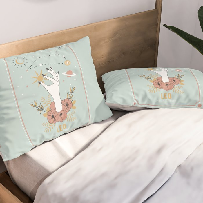 Leo Zodiac Series Pillow Sham Gallery Image 2