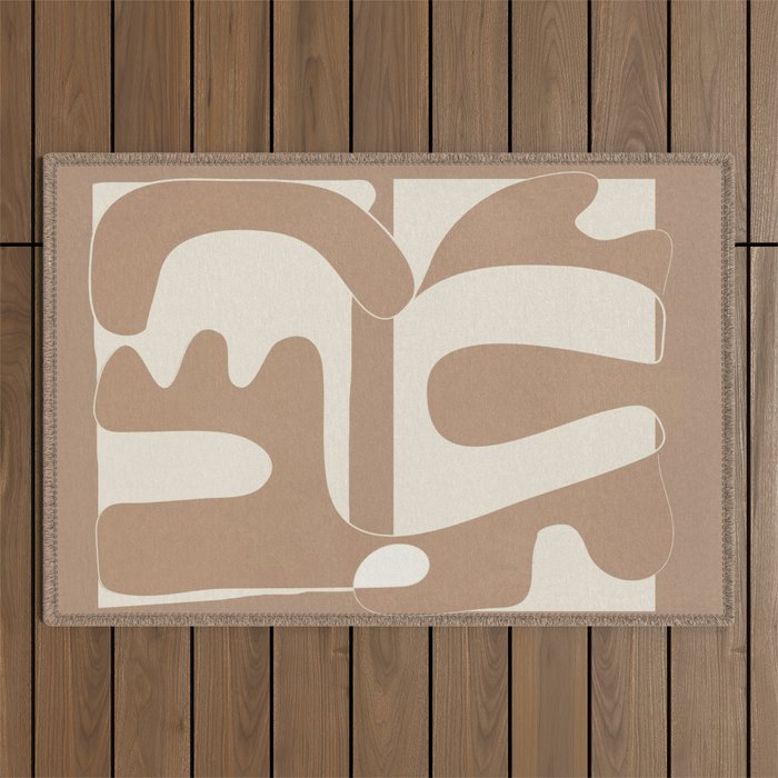 Shifting Silhouettes 2 Outdoor Rug Gallery Image 1
