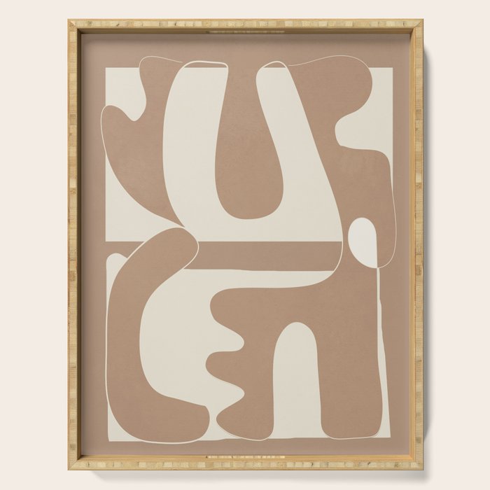 Shifting Silhouettes 2 Serving Tray Gallery Image 1