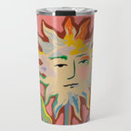 SUN FLOWER Travel Mug Gallery Image 1