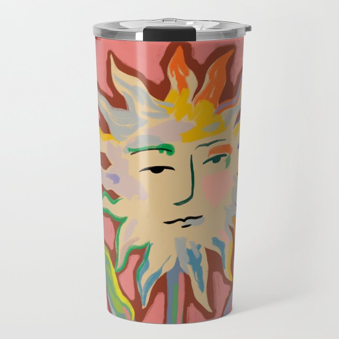 SUN FLOWER Travel Mug Gallery Image 1