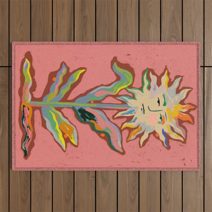 SUN FLOWER Outdoor Rug Gallery Image 1