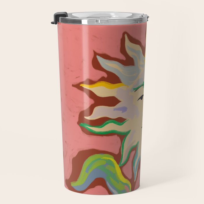SUN FLOWER Travel Mug Gallery Image 3
