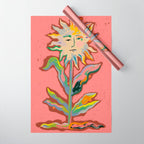 SUN FLOWER Wrapping Paper Gallery Image 1