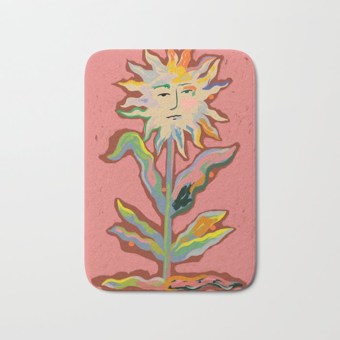 SUN FLOWER Bath Mat Gallery Image 1