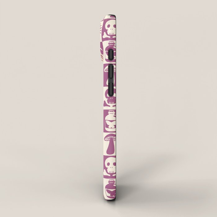 Potions and Spooky Things Checkerboard Pattern iPhone Case Gallery Image 2