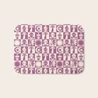 Potions and Spooky Things Checkerboard Pattern Bath Mat Gallery Image 1